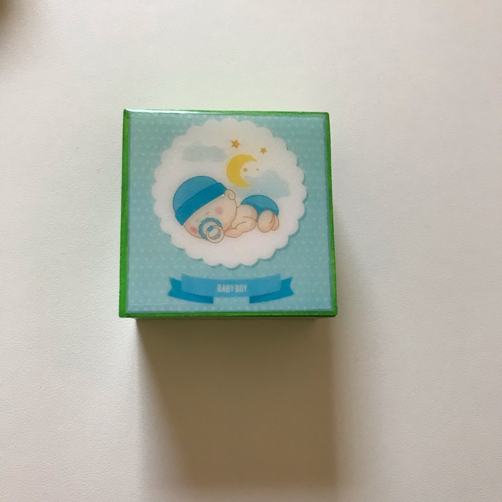 6 WOOD BOX BABYSHOWER